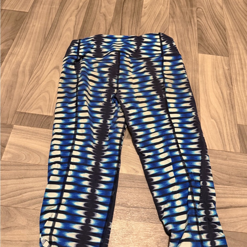 Victoria's Secret sport  Leggings - blue and whitePattern